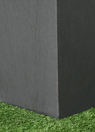 2-Pack Outdoor Planter Set, Flower Pots with Drainage Holes, Durable & Stackable Plant Pot, 22in & 18in, for Porch, Entryway, Patio, Yard, Garden, Gray