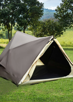 2-3 People Pop Up Camping Tent Waterproof Automatic Instant Tent Portable Cabana Beach Tent with Rainfly, Carry Bag, Windows and Doors, Outdoor Camping Hiking Indoor