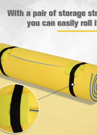 Floating Water Mat Float Pad Used in Lake Pool Water Beach Sea Ocean Yellow