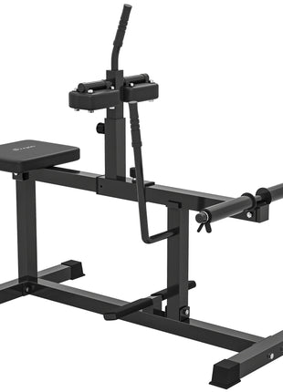 Adjustable Steel Seated Calf Raise Exercise Strength Training Gym Equipment, Black