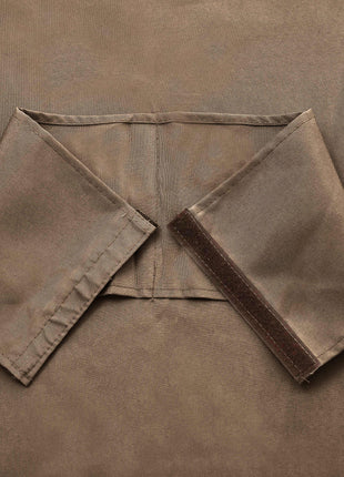 9.84' x 9.84' Gazebo Sidewall Set with Hooks/C-Rings, Brown