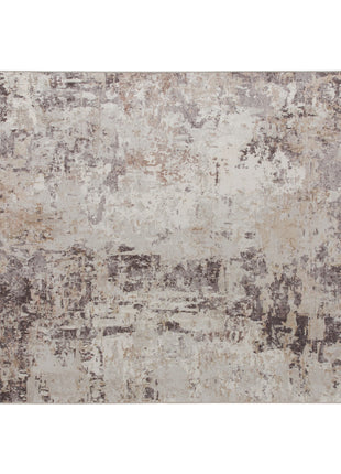 Machine Washable Area Rug 8x10, Non-Slip Modern Abstract Floor Carpet for Living Room, Bedroom, Dining Room, Mixed-Brown