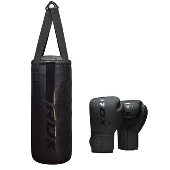 RDX F6 2FT KARA Kids Punch Bag & 6OZ Gloves