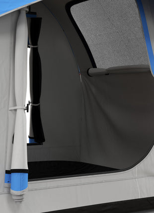 2000mm Waterproof SUV Tent, Car Tent with 3 Doors and Mesh Window, for 5-6 Person Camping Travel, Gray and Blue