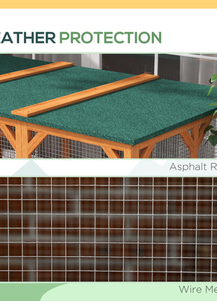 Large Outdoor Cat House for 3 Kitties, Multi-Level Design with Big Hiding Areas 2 Stories & Multiple Platforms Cat Condo