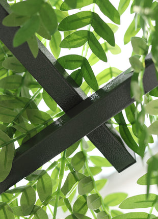 82'' Decorative Metal Garden Trellis Arch with Durable Steel Tubing & Elegant Scrollwork, Perfect for Weddings