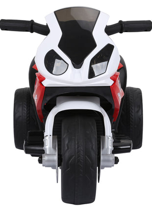 6V 3 Wheeled Electric Motorcycle, Kids Motorcycle Licensed BMW with Headlight, Music, Red