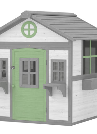 Chicken Coop, Wooden Hen House Outdoor Playhouse for 2-4 Chickens, Poultry Cage with Planter Pots and Boxes