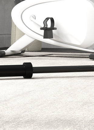 7.2ft Weight Bar, Olympic Bar with Rotating Sleeves, Non-Slip Knurling Grip, 1500lbs Weight Capacity, Black