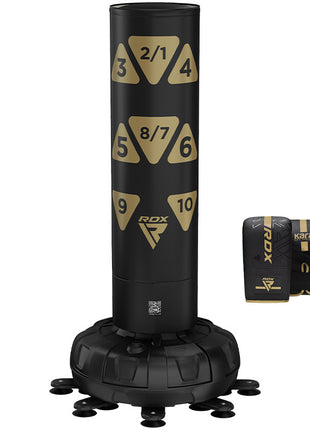 RDX KT Ronin 6ft 2-in-1 Free Standing Target Punch Bags With Mitts Set