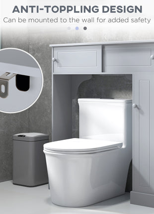 Over Toilet Bathroom Organizer, Freestanding Over the Toilet Storage Cabinet with Adjustable Shelves, Toilet Rack