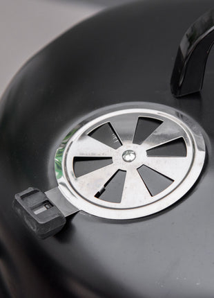 3-in-1 Vertical Charcoal BBQ Smoker Grill with 2 Cooking Areas and Thermometer