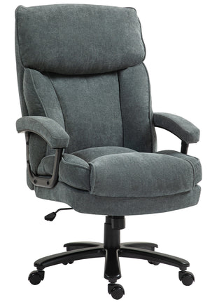 Big and Tall Executive Office Chair, Up to 450 lbs. Heavy Duty Desk Chair, Computer Chair for Heavy People, Gray
