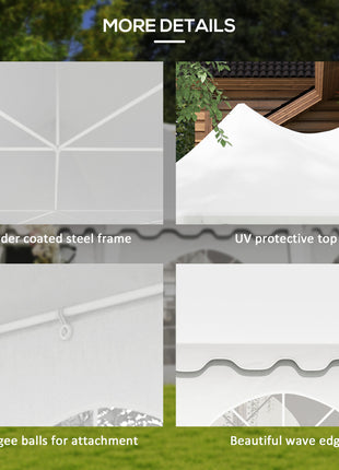 22.3' x 16.4' Large Party Tent Canopy Shelter with Carrying Bags and 2 Doors for Parties, Wedding, Events, BBQ Grill