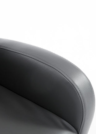 Kids Sofa Rocking Chair with Side Pocket, PU Leather Toddler Armchair for Children Grey