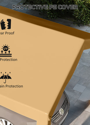 10 x 20ft Carport Roof, UV Resistant Canopy Replacement, Fits 84C-378V00 and 84C-206 Series, Beige