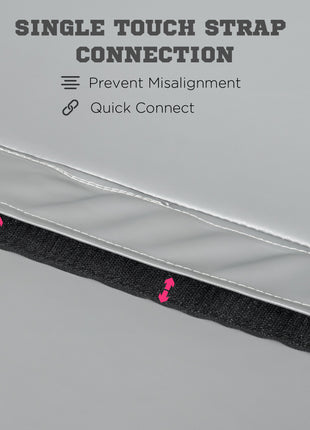Pole Dance Mat, 2"T x 5'W Folding Pole Crash Mat for Home, Lightweight and Foldable, Gray