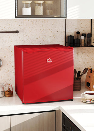 1.1 Cu.Ft Countertop Mini Freezer, Compact Upright Freezer with Removable Shelves, Red