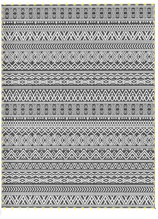 Outdoor Rug Carpet with USB Lights Reversible Patio Rug with Carry Bag for Camping 12' x 9'