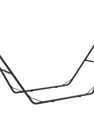 Hammock Stand, Portable Adjustable Steel Frame Hammock Stand, Weather Resistant, 10.3', 550 lbs. Capacity, Black
