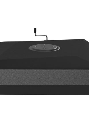330 lbs. Fillable Umbrella Base for 84D-110V02 Model Umbrella, Cantilever Umbrella Stand, Wheels, Adjustable Feet, Black