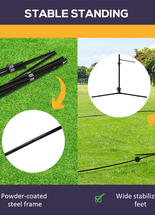 All-in-1 Badminton Set, Height Adjustable for Pickleball, Volleyball, Badminton, Backyard, Beach, Driveway Game