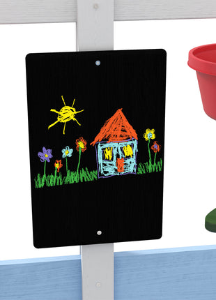 Wooden Sandbox for 3-7 Years, 85" x 85" x 25", Blue