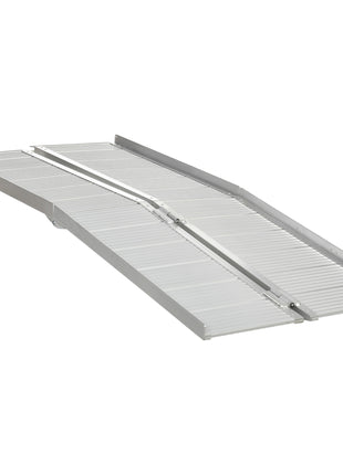 Textured Aluminum Folding Wheelchair Ramp, 6'