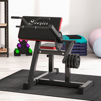 2-In-1 Bicep Preacher Curl Bench Bicep Curl Machine with Adjustable Seat and Elbow Cushion, for Home Gym Workout