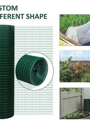 PVC Coated Steel Chicken Rabbit Mesh Fencing Wire Garden Galvanized Fence Border