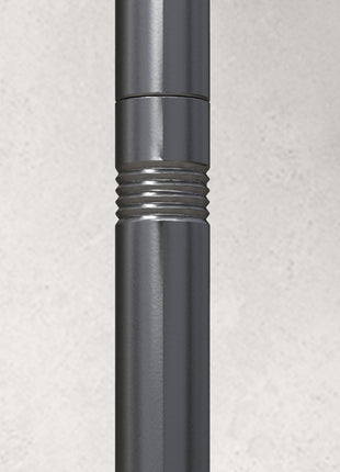4 Pack of 8' String Light Poles, Steel Hanging Lighting Stand for Patio, Backyard, Deck, Wedding, Party, Black