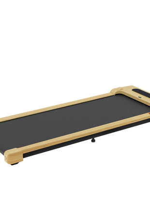 2.5HP Walking Pad, Under Desk Treadmill with Remote Control, Transport Wheels and LED Display for Home Gym Office