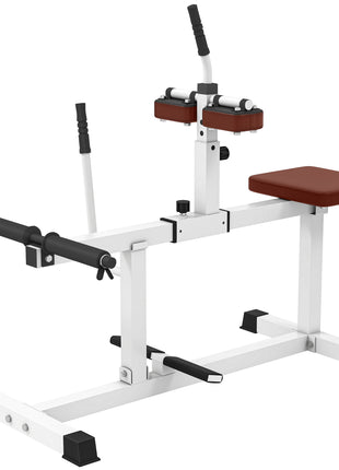 Adjustable Steel Seated Calf Raise Exercise Strength Training Gym Equipment, Brown