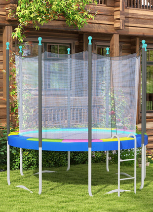 14FT Trampoline Spring Cover, Safety Trampoline Pad Replacement, Waterproof and Tear Resistant, All Weather Trampoline Accessories, Multi Color