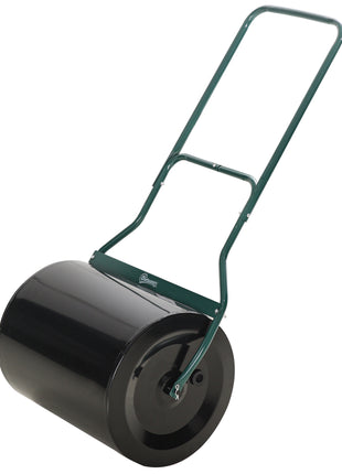 20-Inch Push/Tow Behind Lawn Roller Filled with 16 Gal Water or Sand, Perfect for Flattening Sod in the Garden