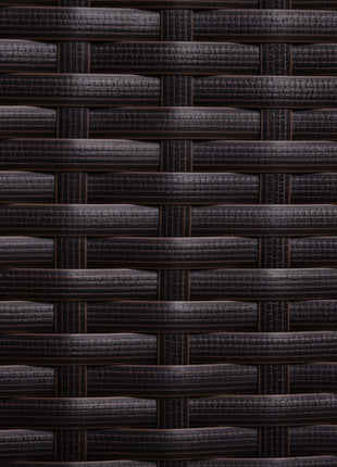 Patio PE Rattan Storage Cabinet, Wicker Pool Cabinet Organizer, Outdoor Towel Rack for Pool with 3 Drawers, Brown