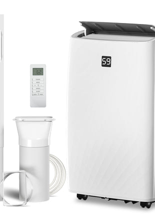 12000 BTU Portable Air Conditioner, AC Unit with Cool, Dehumidifier, Fan, 550 Sq. ft, 24H Timer On Off, Window Kit