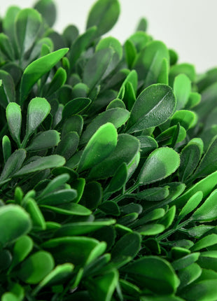 3.5ft Artificial Tree, Triple Ball Boxwood Topiary with Pot and Sandalwood Leaves, for Indoor Outdoor Home
