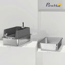 Extra Large Stainless Steel Cat Litter Box with Scoop & Pad, Anti-Urine Leakage, Easy Cleaning, Non-Sticky