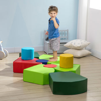 10-Piece Rearrangeable Foam Playset Soft Play Equipment Toddler Educational Toy
