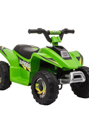 6V Kids ATV Ride on 4-Wheeler Car, Electric Quad Toy Battery Powered Vehicle with Forward/ Reverse Switch for 18-36 Months Old Toddlers, Green