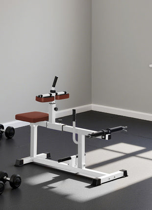 Adjustable Steel Seated Calf Raise Exercise Strength Training Gym Equipment, Brown
