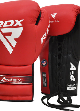 RDX APEX Lace up Training/Sparring Boxing Gloves