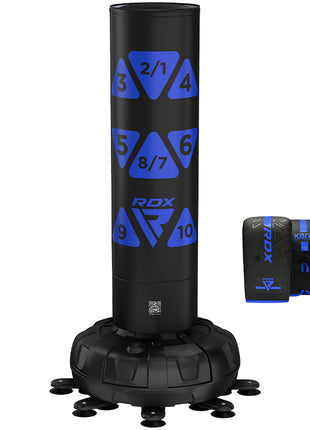 RDX KT Ronin 6ft 2-in-1 Free Standing Target Punch Bags With Mitts Set
