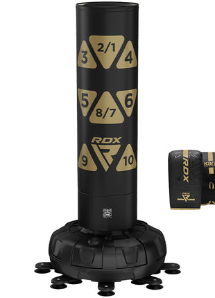 RDX KT Ronin 6ft 2-in-1 Free Standing Target Punch Bags With Mitts Set