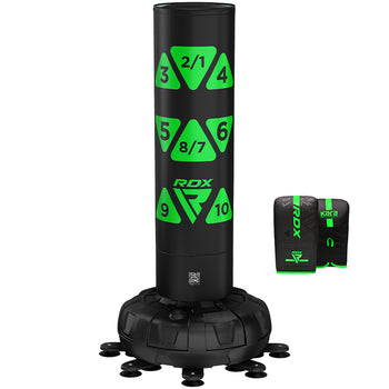 RDX KT Ronin 6ft 2-in-1 Free Standing Target Punch Bags With Mitts Set