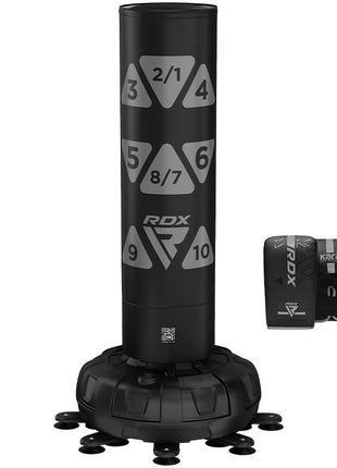 RDX KT Ronin 6ft 2-in-1 Free Standing Target Punch Bags With Mitts Set