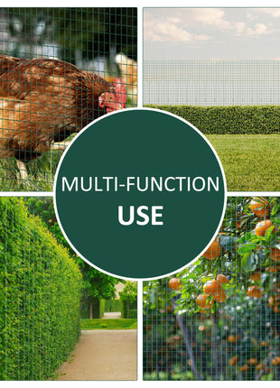 PVC Coated Steel Chicken Rabbit Mesh Fencing Wire Garden Galvanized Fence Border