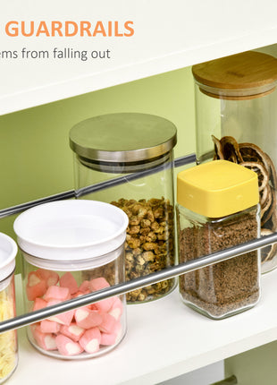 3- tier Slim Storage Cart, Rolling Narrow Kitchen Cart on Wheels for Small Place, Slide Out Side Utility Cart for Bathroom, Laundry