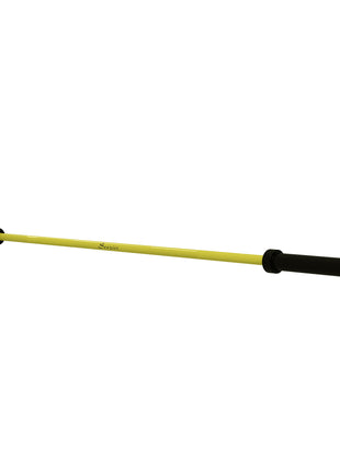 7.2ft Weight Bar, Olympic Bar with Rotating Sleeves, Non-Slip Knurling Grip, 1500lbs Weight Capacity, Yellow